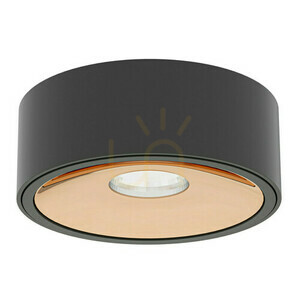 Deckenleuchte Open Design Highlights Neo LED Schwarz Gold 10W 3000K Aluminium IP20 small 3