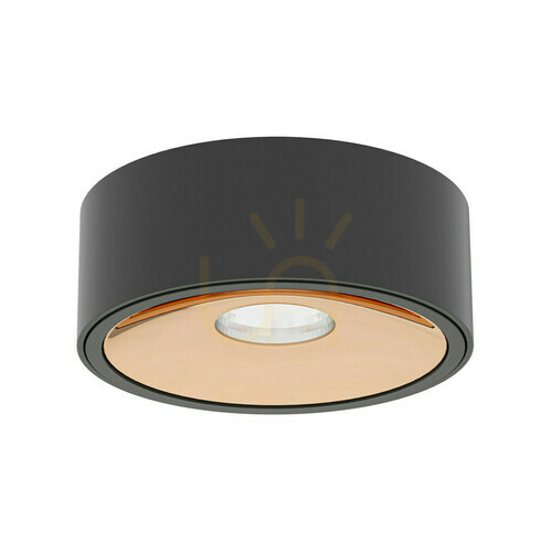 Prüfen Deckenleuchte Open Design Highlights Neo LED Schwarz Gold 10W 3000K Aluminium IP20