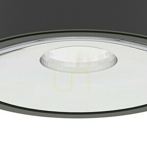 Deckenleuchte LED 10W 3000K Chrom Mattschwarz Neo Open Design Highlights small 1