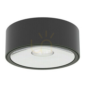 Deckenleuchte LED 10W 3000K Chrom Mattschwarz Neo Open Design Highlights small 3