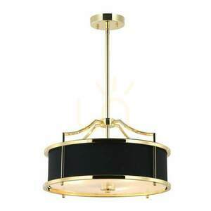 Pendelleuchte Stanza 3-flammig Weiß Schwarz Gold E27 Open Design Highlights small 2