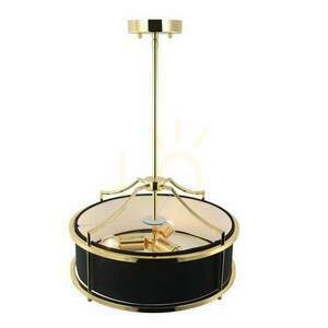 Pendelleuchte Stanza 3-flammig Weiß Schwarz Gold E27 Open Design Highlights small 5