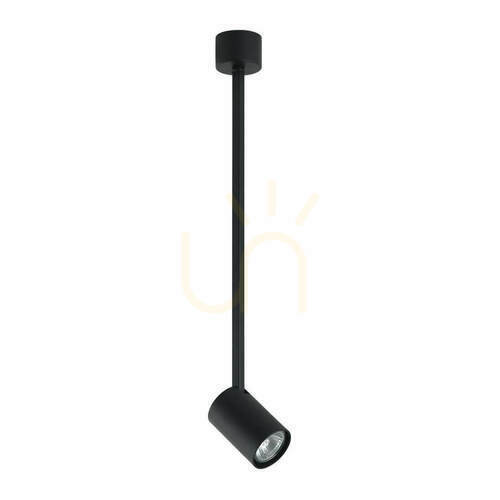 Prüfen Deckenleuchte Tuka Nero L schwarz GU10 Aluminium Metall Open Design Highlights