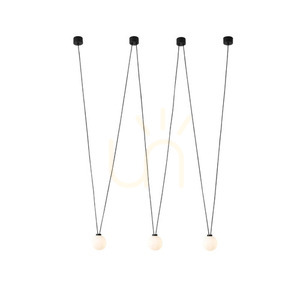 Pendelleuchte Movo III Open Design Highlights Weiß G9 3-flammig Ø100 mm small 2
