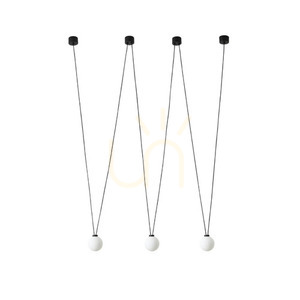 Pendelleuchte Movo III Open Design Highlights Weiß G9 3-flammig Ø100 mm small 0