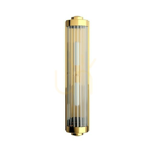 Prüfen Deckenleuchte Fumi Open Design Highlights Gold Transparent G9 IP44 2-flammig