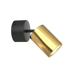 Deckenleuchte Kika Schwarz Gold GU10 Aluminium Open Design Highlights small 1