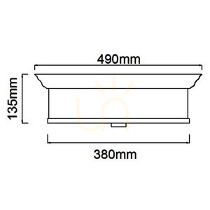 Plafond Famburo 4xE14 Weiß Creme Gold Metall Glas Stoff 49 cm Open Design Highlights small 5