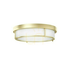 Plafond Romi 3-flammig 40 cm Weiß-Creme Satin-Gold E14 Open Design Highlights small 0