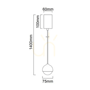 Pendelleuchte Bolicina Gold Transparent LED 3000K Open Design Highlights small 5