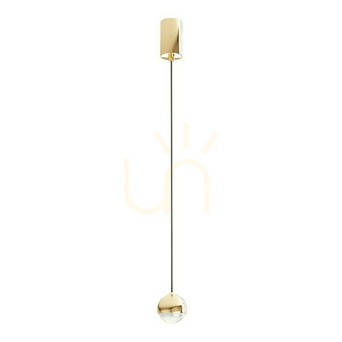 Prüfen Pendelleuchte Bolicina Gold Transparent LED 3000K Open Design Highlights