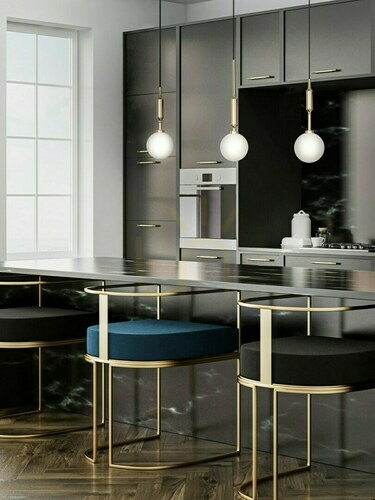Prüfen Deckenleuchte Open Design Highlights Ero Weiß Opal Chrom G9 1-flammig IP20 120 mm 1800 mm