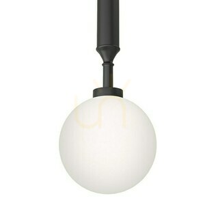 Pendelleuchte Ero I Nero A Opalweiß Mattschwarz G9 Metall Glas Open Design Highlights small 2