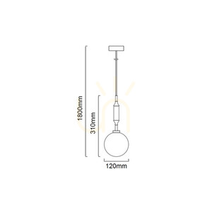 Pendelleuchte Ero I Nero A Opalweiß Mattschwarz G9 Metall Glas Open Design Highlights small 5
