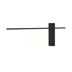 Wandleuchte Open Design Highlights Bene Schwarz Aluminium LED 3000K 7W 62cm small 1
