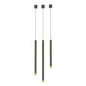 Pendelleuchte Open Design Highlights Q Nero Gold 40 G9 Schwarz Aluminium small 3