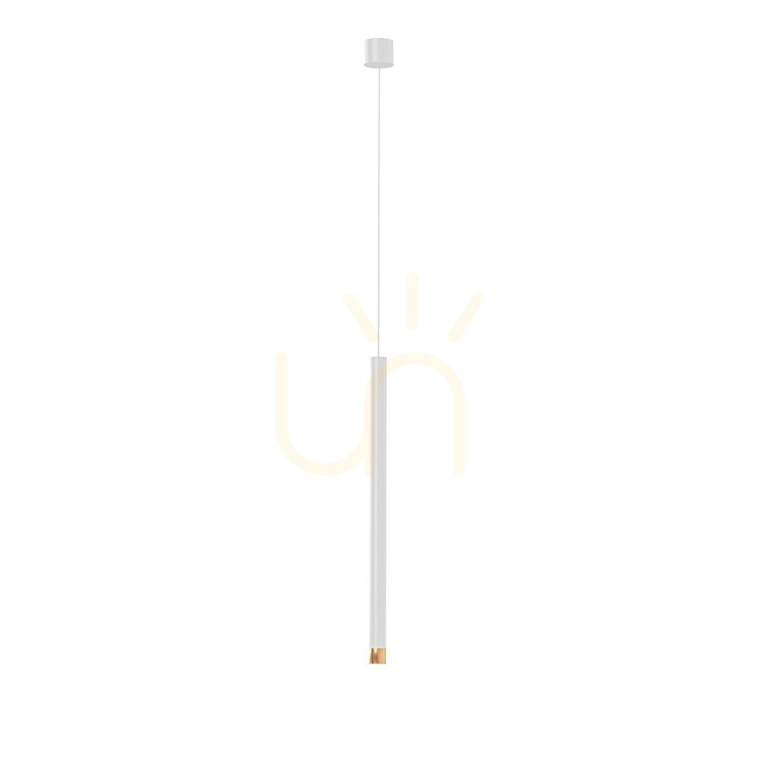 Pendant Light Open Design Highlights Q White Rose Gold Aluminum 28 mm
