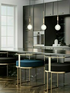 Pendelleuchte Open Design Highlights Ero Weiß Opal Chrom G9 120 mm small 1