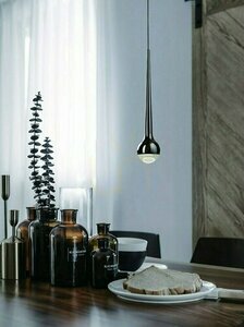 Pendelleuchte Cappi Chrom transparent LED 5W 3000K Open Design Highlights small 1