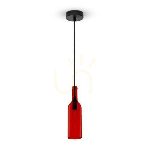 Prüfen V-TAC Pendelleuchte Bottle Red VT-7558-R 5 Jahre Garantie