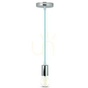 V-TAC Pendelleuchte Chrom Metall Hellblau Draht VT-7338-LB 5 Jahre Garantie small 4