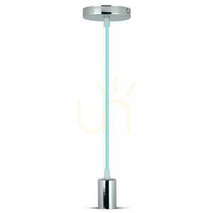 V-TAC Pendelleuchte Chrom Metall Hellblau Draht VT-7338-LB 5 Jahre Garantie small 0