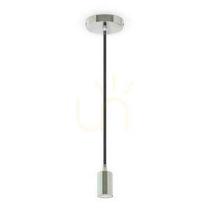 V-TAC Pendelleuchte VT-7338-PE, Chrom, violettes Kabel, E27 small 0