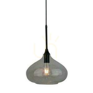 V-TAC Moderne Pendelleuchte Schwarzes Glas fi280mm VT-7281-BG 5 Jahre Garantie small 1