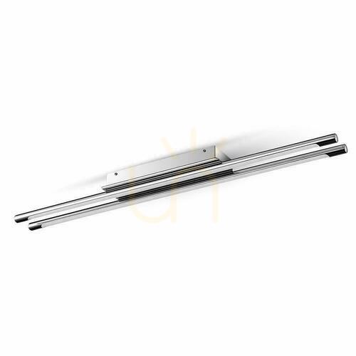 Prüfen V-TAC 36W Sleek Double Ceiling Surface Mounted Chrom VT-7037 4000K 2700lm 3 Jahre Garantie