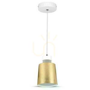 LED-Pendelleuchte V-TAC 7W (Acryl) Gold 120x190mm VT-7333-G 4000K 400lm 3 Jahre Garantie small 1