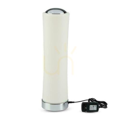 Prüfen V-TAC 14W LED BAMBOO Schreibtischleuchte Touch Dimmbar Weiß VT-7026 3000K 1200lm 3 Jahre Garantie