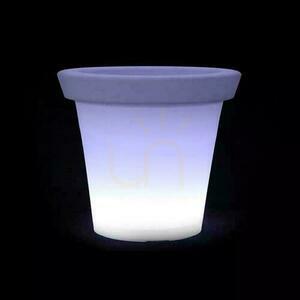 V-TAC LED Garten Leuchte Container Topf 36cm Aufladen Fernbedienung VT-7808 RGBW 54lm. small 1