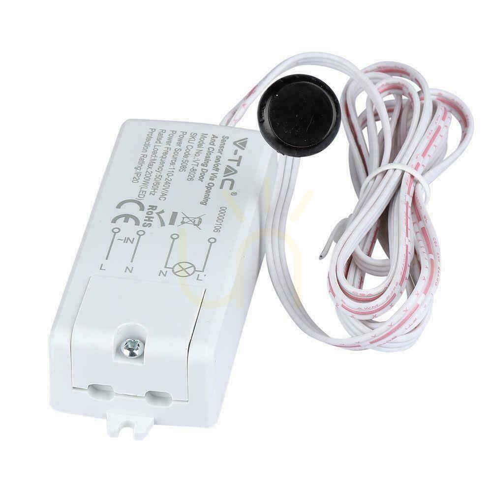 Aussicht Türbewegungssensor max.200W V-TAC VT-8026 Türbewegungssensor max.200W V-TAC VT-8026