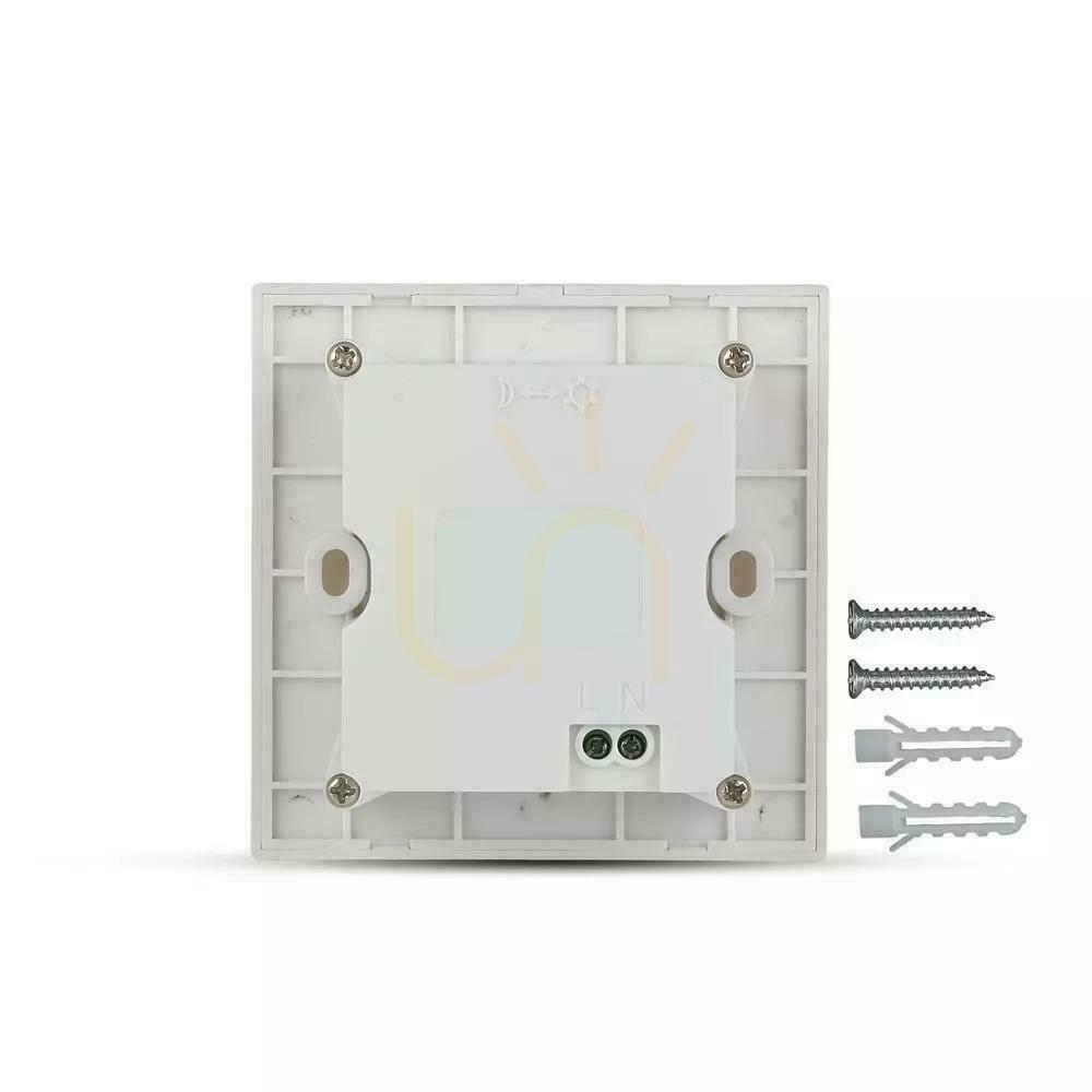 Prüfen Treppenhausleuchte 3W LED V-TAC Weiß Bewegungsmelder 230V VT-8035 4000K 100lm Treppenhausleuchte 3W LED V-TAC Weiß Bewegungsmelder 230V VT-8035 4000K 100lm