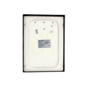 V-TAC Garden Wandleuchte Mattiertes Glas Schwarz Matt VT-754 small 3