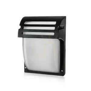 V-TAC Garden Wandleuchte Mattiertes Glas Schwarz Matt VT-754 small 4