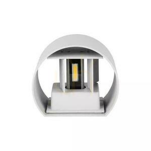 Wandmontage 6W V-TAC Oben Unten Verstellbar Grau Rund IP65 Bridgelux VT-756 3000K 660lm small 3