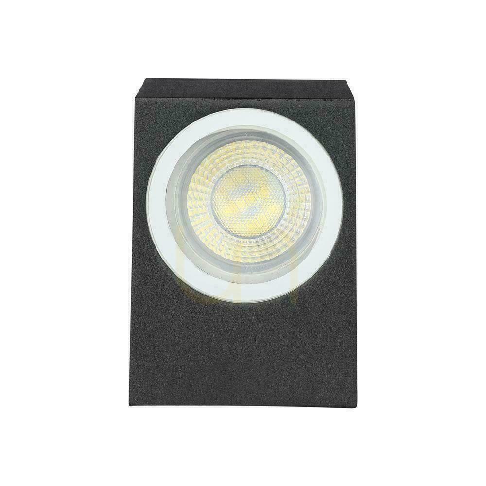 Zeige Wandleuchte V-TAC GU10 Aluminium Quadratisch Schwarz Oben Unten IP44 VT-7652 Wandleuchte V-TAC GU10 Aluminium Quadratisch Schwarz Oben Unten IP44 VT-7652