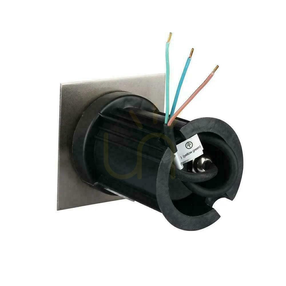 Anzeige Garten Bodenmontiert Gepunktet Quadratisch Gebürsteter Stahl GU10 IP65 V-TAC VT-7677 Garten Bodenmontiert Gepunktet Quadratisch Gebürsteter Stahl GU10 IP65 V-TAC VT-7677