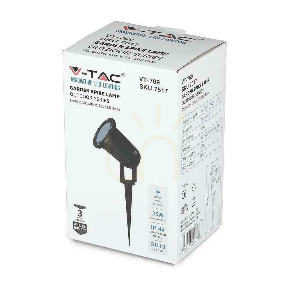 Zeige Garten Bodenleuchte angetrieben Aluminium GU10 Schwarz IP44 V-TAC VT-769 3 Jahre Garantie Garten Bodenleuchte angetrieben Aluminium GU10 Schwarz IP44 V-TAC VT-769 3 Jahre Garantie