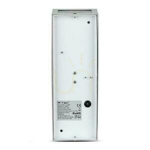Außenwandleuchte V-TAC VT-7662 2xGU10 up/down IP44 quadratisch Edelstahl weiß 25 cm small 5