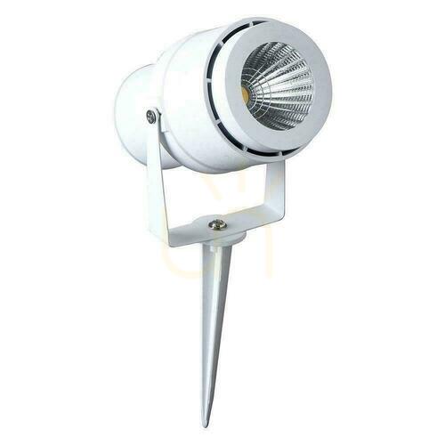 Prüfen LED V-TAC 12W Weiß VT-857 Garden Ground Led Driven Light Fixture Grün 720lm.