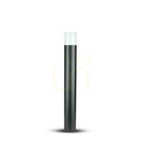 Prüfen V-TAC GU10 Rund Aluminium Gartenmast Schwarz 80x80x500mm IP54 VT-7617 3 Jahre Garantie