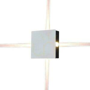 V-TAC 4W LED-Wandleuchte IP65 Weiß Square VT-704 4000K 440lm small 1