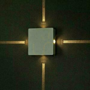 V-TAC 4W LED-Wandleuchte IP65 Weiß Square VT-704 4000K 440lm small 7