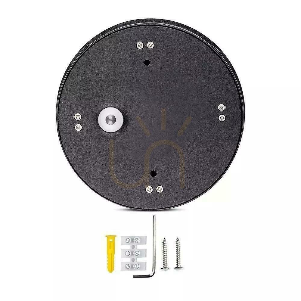 Prüfen V-TAC 4W LED Wandleuchte IP65 Schwarz Rund VT-706 3000K 440lm V-TAC 4W LED Wandleuchte IP65 Schwarz Rund VT-706 3000K 440lm