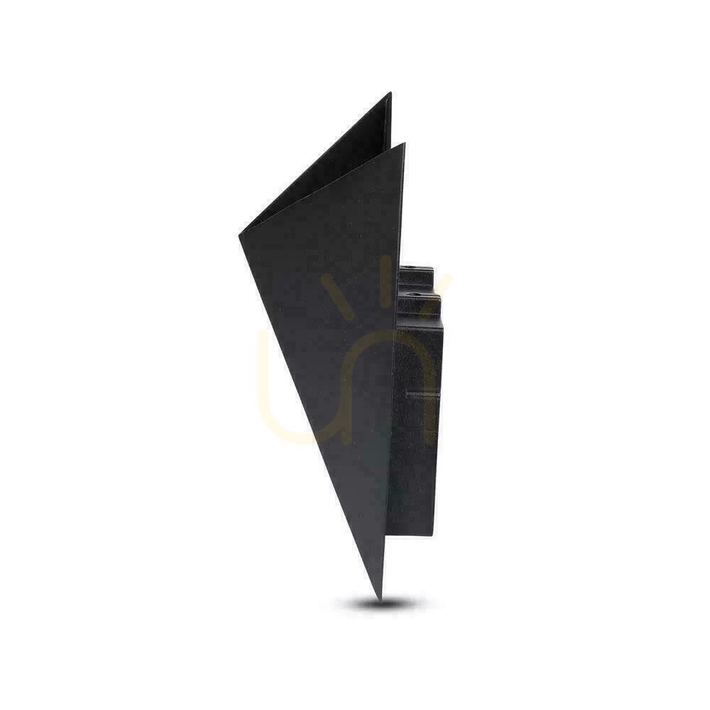 Aussicht Wandleuchte V-TAC 5W LED Schwarz IP65 VT-825 3000K 550lm. Wandleuchte V-TAC 5W LED Schwarz IP65 VT-825 3000K 550lm.