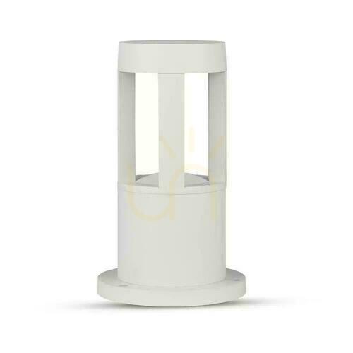 Prüfen V-TAC 10W LED Gartenmast IP65 Weiß 25cm VT-830 6400K 450lm