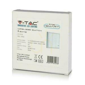 Drahtloser Dreifach-IP54-Schalter für SKU 8458, 8459 V-TAC VT-5133 2 Drahtloser Dreifach-IP54-Schalter für SKU 8458, 8459 V-TAC VT-5133 small 2