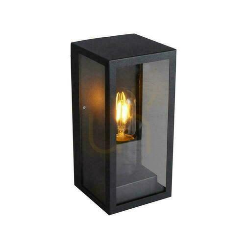 Prüfen LOFT V-TAC 1xE27 IP44 Schwarz MAT VT-837 3 Jahre Garantie Wandleuchte.